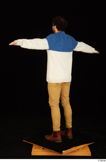 Pablo brown shoes brown trousers dressed standing sweater t-pose whole…